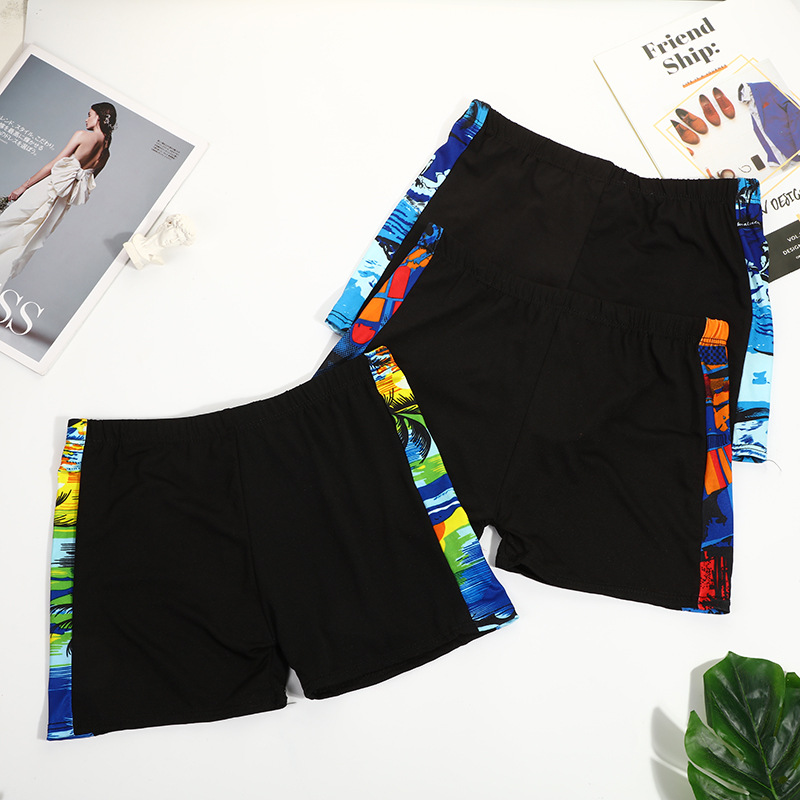 Picture of Adult Men's Swimming Trunks Plus Size Swimming Trunks Swimming Pool Close-fitting Large Children's Boxer Shorts Hot Spring Bath Beach Pants