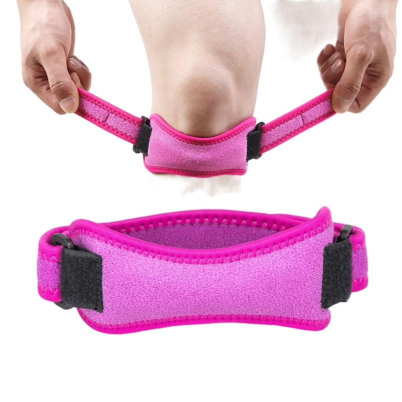 Sports Outdoor Protective Gear Basketball Knee Pads Pressurized Cushioning Patella Support Belt Adjustable Manufacturer Wholesale Professional Cushioning