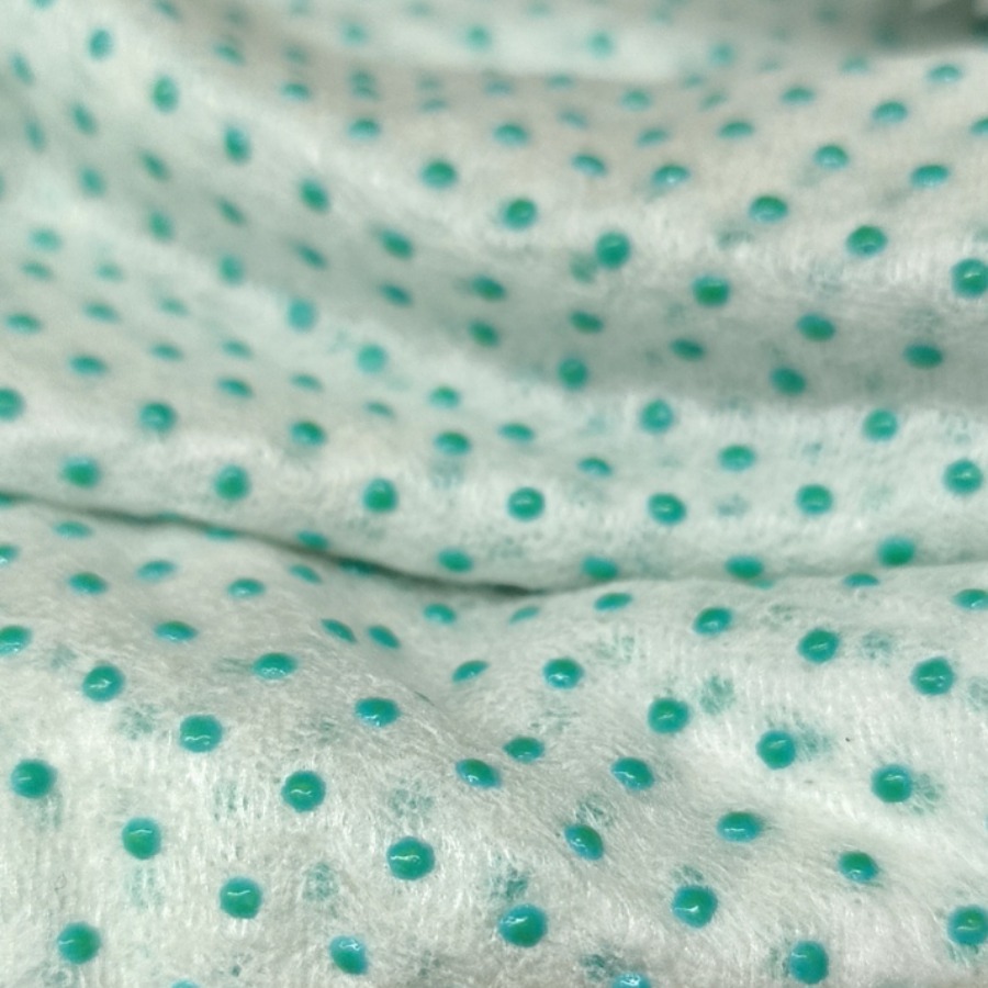 Non-Woven Cotton Gymnastics Mat Anti-Slip Fabric Dot Plastic Felt Pvc Base Cloth Center Console Anti-Slip Silicone Drip Plastic Cloth