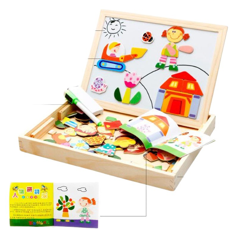 New spell music magnetic spell drawing board parent-child spell music children's intelligence educational toys infant teaching aids
