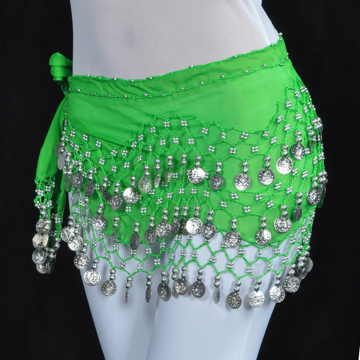 Picture of 128 currency belly dance waist decoration, belly dance clothing, belly dance belt, belly dance manufacturer belly dance waist chain