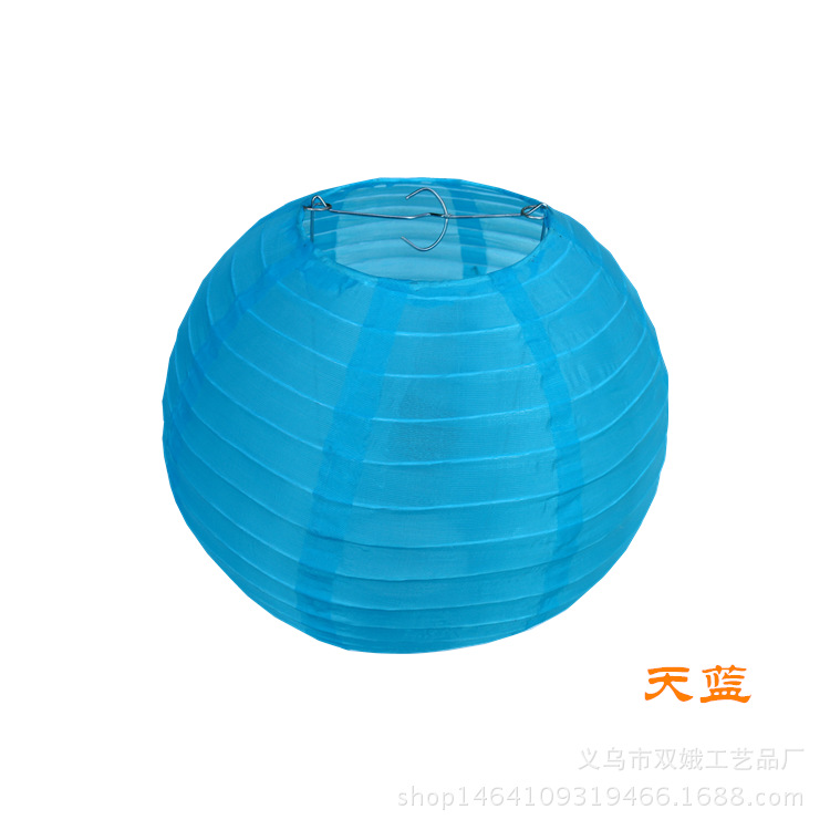 Picture of Colorful cloth lantern outdoor waterproof sunscreen silk lantern Mid-Autumn Festival Lantern Festival garden set lantern lampshade