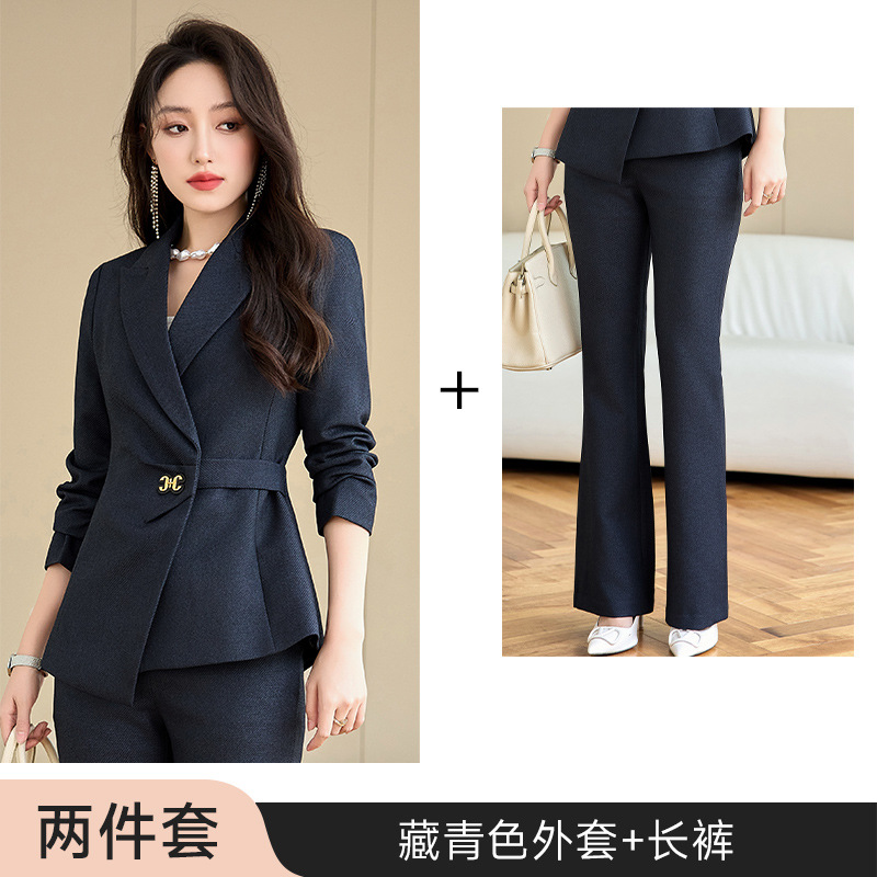 Picture of Black Suit Jacket Women's 2024 Autumn and Winter Design Sense Fashion Temperament Socialite Slim-fit Small Suit Host Dress