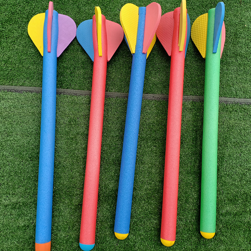 Picture of Soft Javelin with Whistle Fun Throwing Torpedo Javelin Power Ring Cross Jumping Mat Track and Field Soft Sports Hurdle