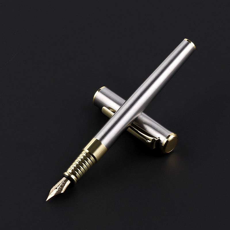 Factory in stock 988 Metal Pen Business Advertising Gift Pen Student Adult Calligraphy Ink Pen