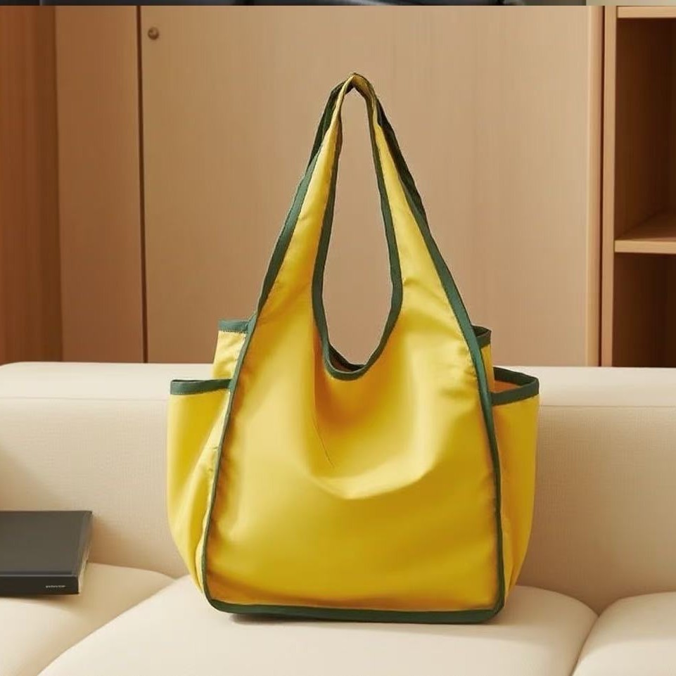Picture of Cloud Shopping Bag Drawstring Grocery Bag Fashion Shoulder Bag Tote Bag Travel Storage Supermarket Shopping Bag Printable