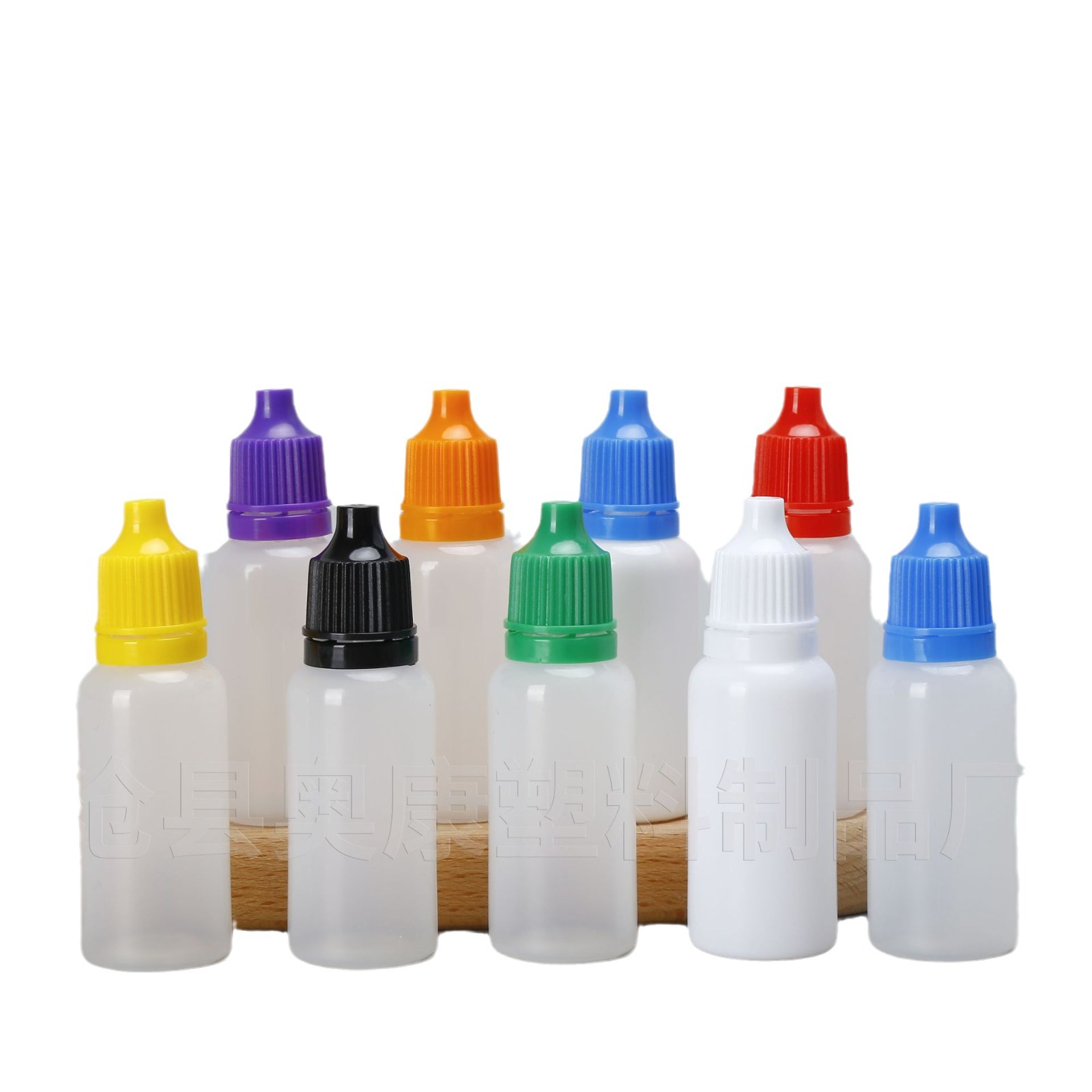 Picture of in stock 15ml Eye Drops Bottle PE Translucent with Anti-theft Cap Bottle Pigment Pigment Bottle 15ml Squeeze Plastic Bottle