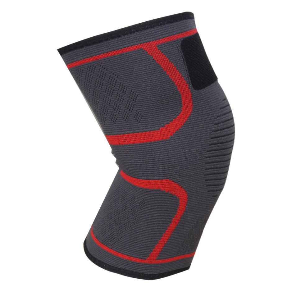 Picture of Pressure Strap Winding Kneepad Basketball Running Fitness Riding Knitted Sports Kneepad Compressed Breathable
