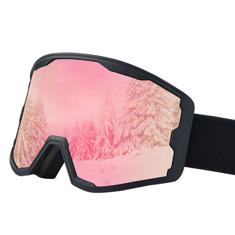 Picture of 2025 Large Cylindrical Ski Glasses Double-Layer Anti-Fog Large Field of View Snow Goggles Mountaineering Goggles Ski Goggles # 7073