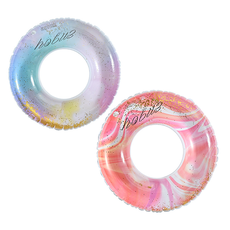 Picture of Factory wholesale children's swimming ring crystal inflatable lifebuoy thickened single-layer double airbag underarm adult swimming ring