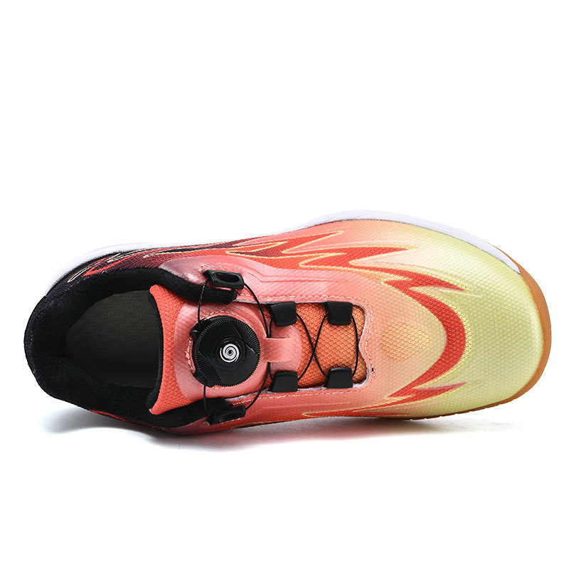 Picture of New Beacon Children and Teenagers Badminton Shoes Breathable Shock Absorption Non-slip Wear-resistant Tennis Shoes Table Tennis Training Shoes