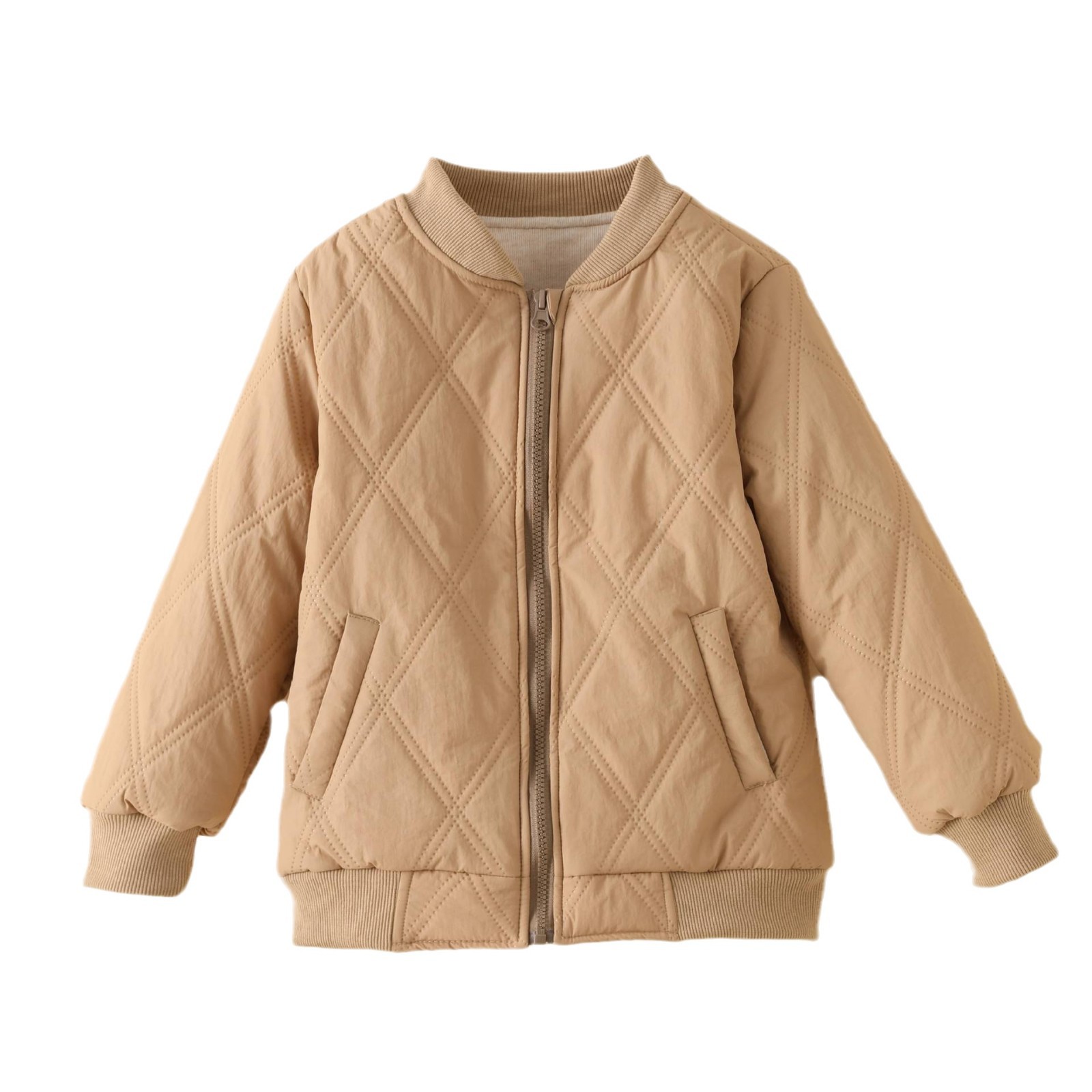 Picture of Children's Cotton-padded Coat Thickened School Uniform Artifact Boys' Cotton-padded Coat Three-layer Girls' Wool Outer Wear Top Winter Silk Cotton-padded Coat