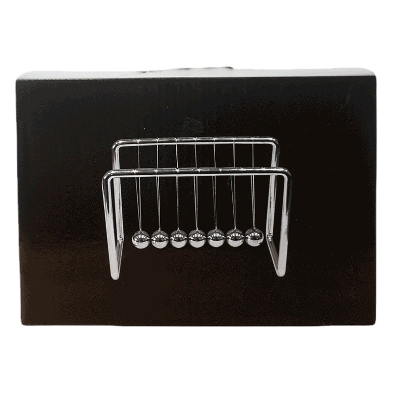 Metal Frame 7 Beads Newton Ball Bumper Ball Bumper Ball Creative Home Desktop Decorations Gift Decompression Ornaments