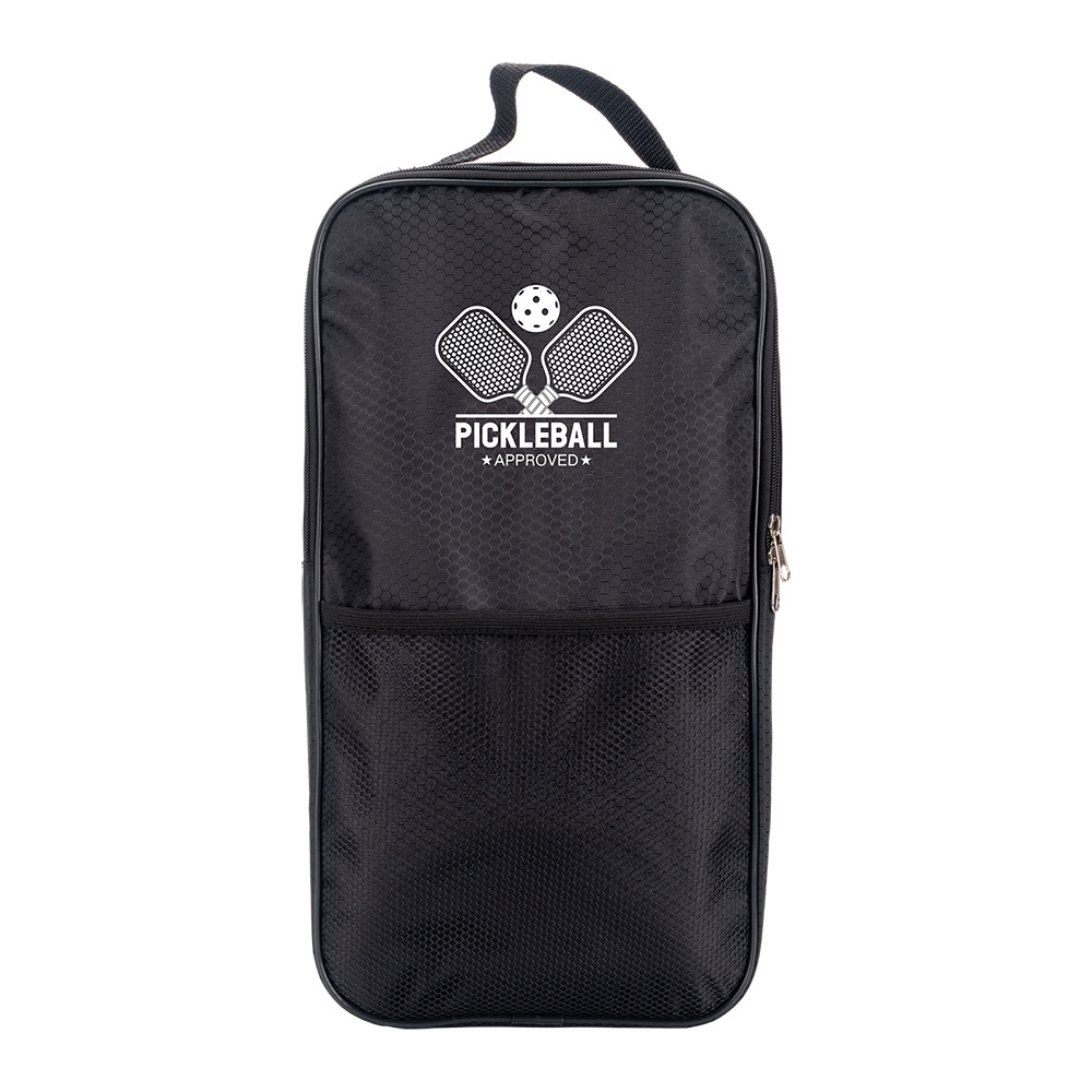 Picture of PU Pippi Racket Double Racket Bag Factory Customized Pickleball Racket Triangle Bag Cross Border Pickleball Sports Double Racket Bag