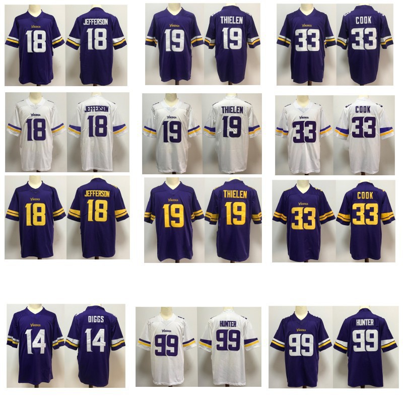NFL jersey Vikings football uniform Minnesota Vikings jersey foreign trade supply