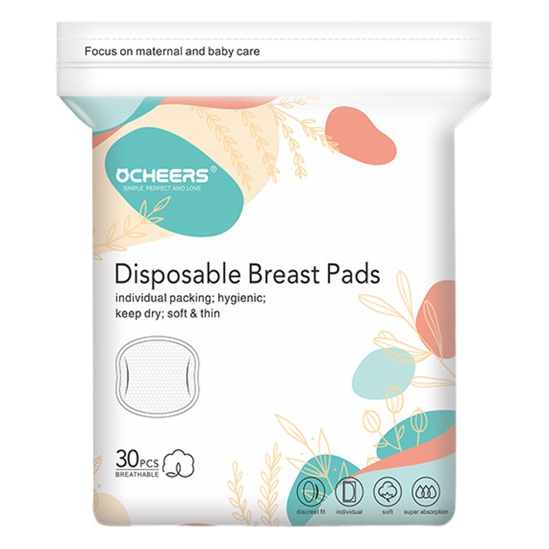 Picture of British/Anti-Overflow Breast Pads/Ultra-Thin Breast Pads Disposable Breathable Breast Pads Postpartum Breast Overflow Pads Breast Pads Lactation Period
