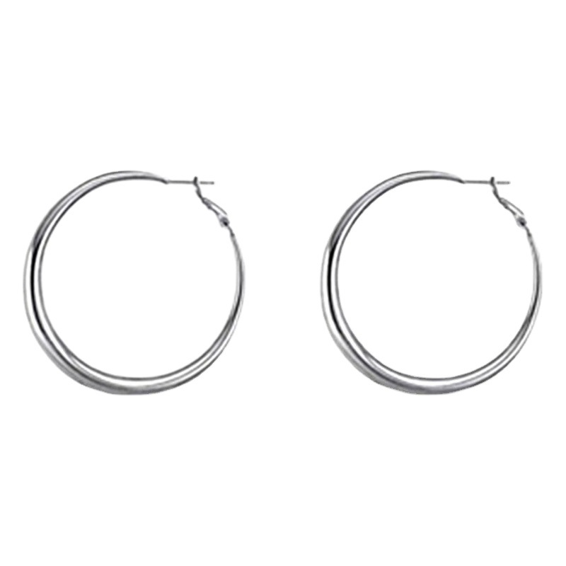 European and American Hoop Earrings Women's 2023 New Summer Ear Ring Elegant Distinctive Earrings All-match Design Advanced Sense Earrings