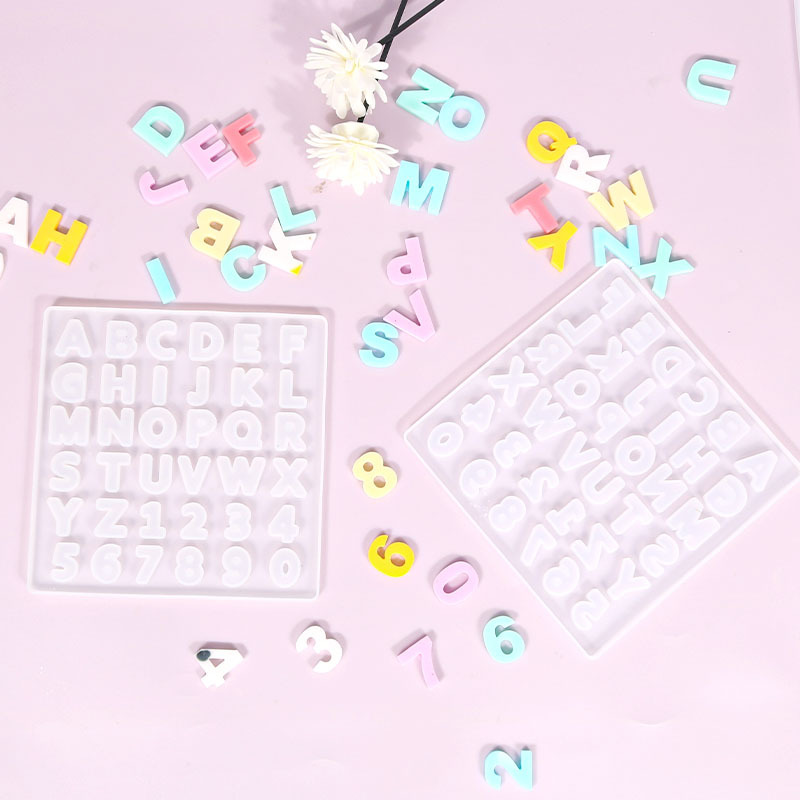 Picture of Deyi Yangyang DIY Glue Mold Small Version of Numbers and English Letters Silicone Mold Jewelry Pendant Cross-Border Supply