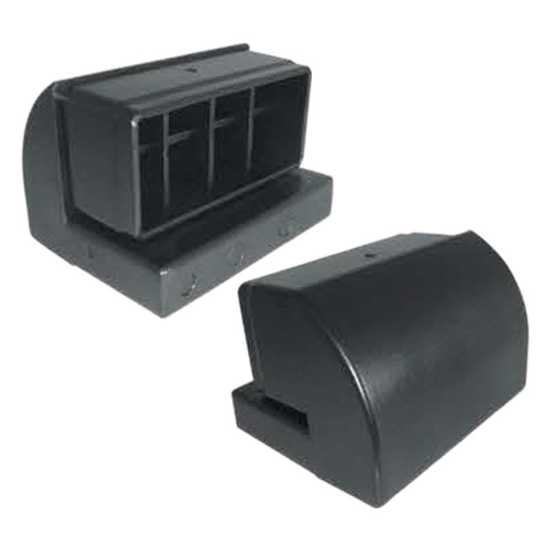 Fitness Equipment Accessories Plastic Square Tube Sleeves Square Tube Outwear Chair Foot Covers Plastic Oblique Sleeves Non-Slip Spring Equipment