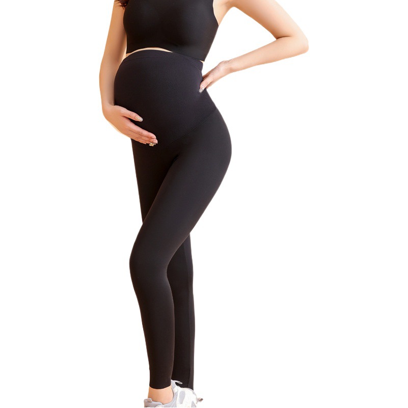 Wholesale Pregnant Women's Sports Pants High Waist Abdominal plus size Pregnant Women's Pants Pregnant Women's Wear Yoga Pants