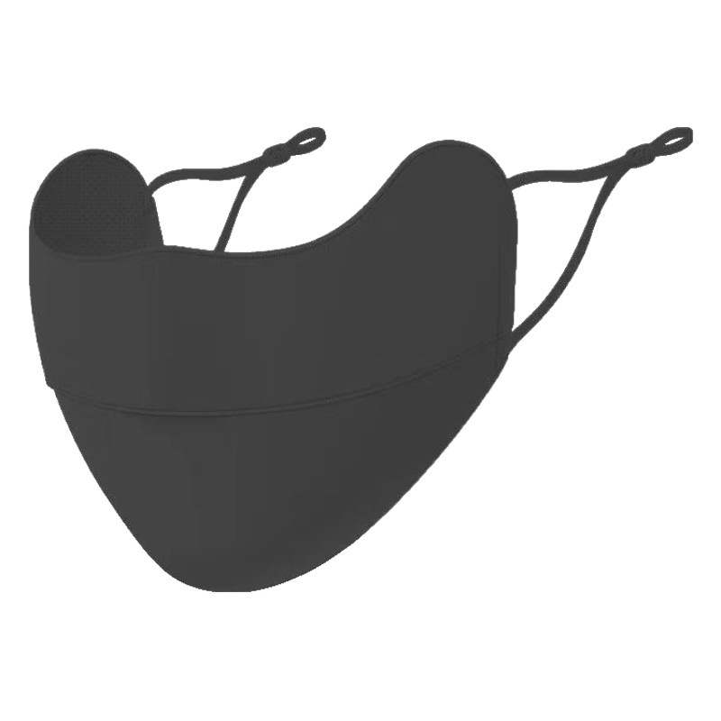 Summer ice silk 3D sunscreen mask women's mask eye corner sunshade anti-ultraviolet breathable anti-fog cool mask