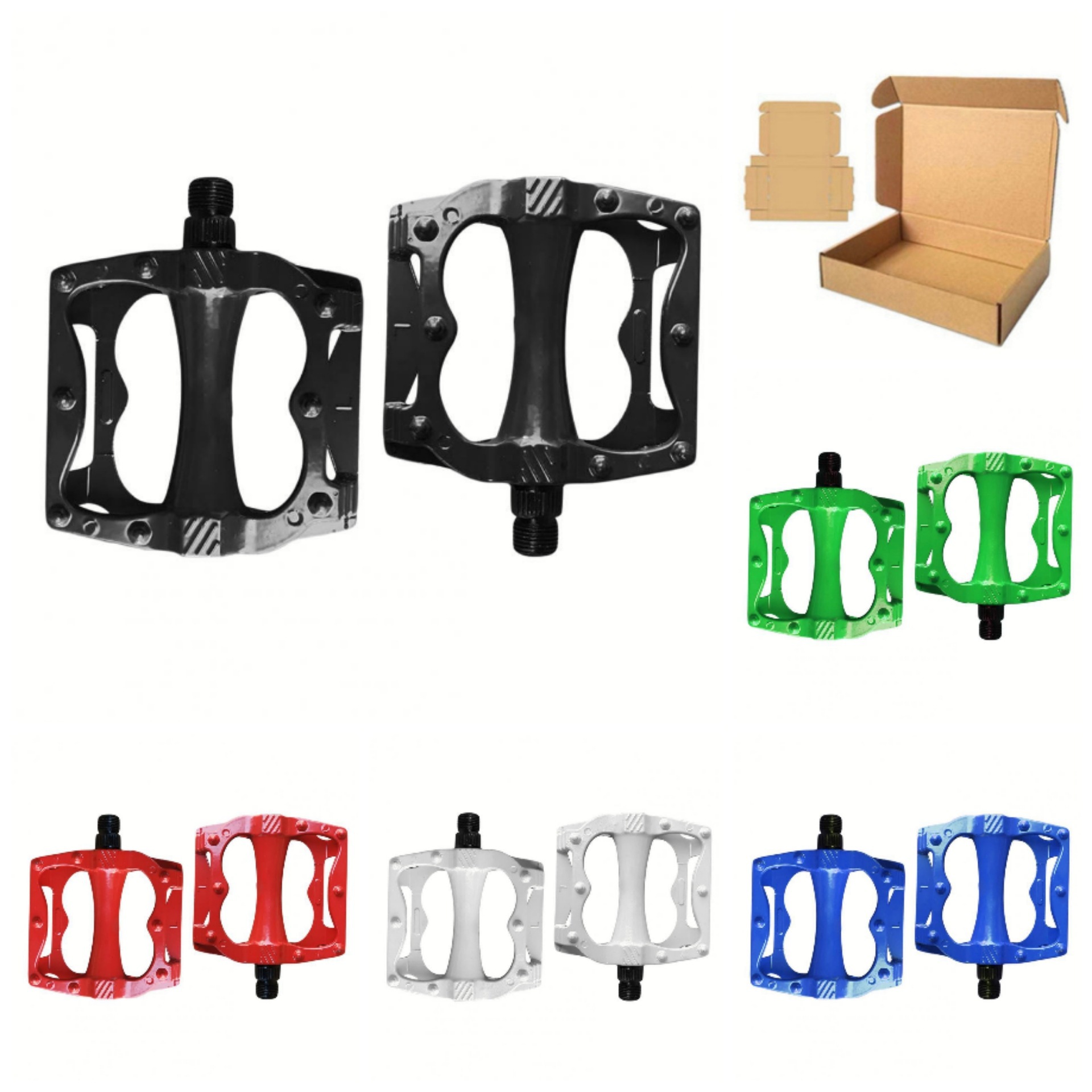 Mountain Bike Fixed Gear Road Bike Aluminum Alloy Pedals Bicycle Pedals Ball Pedals Cycling Accessories