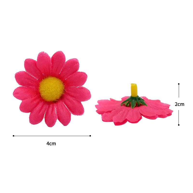 Picture of Simulated Daisy Flower Wholesale Chrysanthemum Head DIY Flower Bridal Garland Wrist Flower Hat Flower Factory Direct Sale