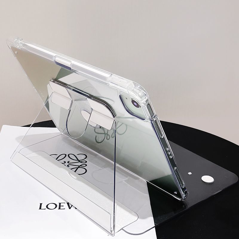 Picture of 720 rotating ice crystal shell for 2024 ipadpro11 flat sleeve 10.5 with pen slot Air6 protective sleeve 11