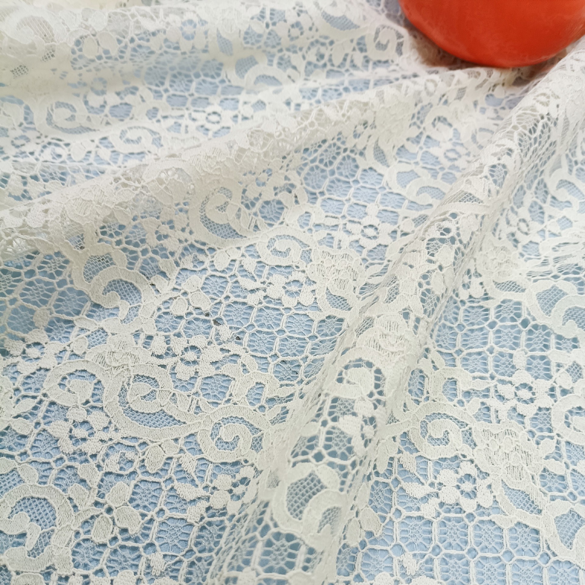 Brocade cotton lace fabric texture plus strands gold thread clothing accessories handmade DIY lace fabric 6 color spot