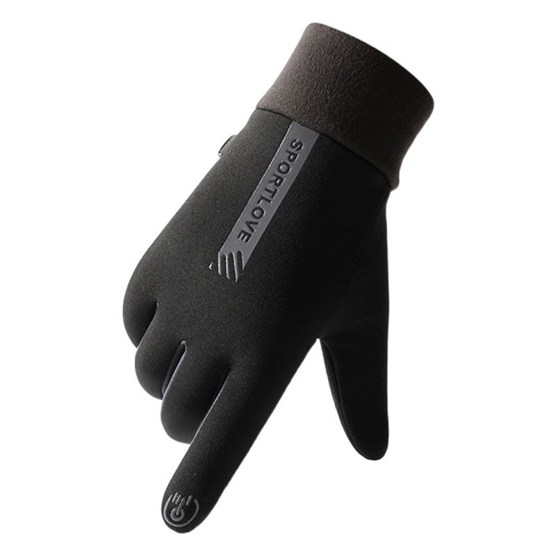 Winter sports warm gloves men and women waterproof riding windproof cold-proof couple cycling driving non-slip touch screen