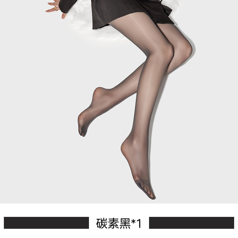Picture of Bones Black Silk Stockings Black Pantyhose Spring and Autumn Thin No-drop Sexy Ultra-thin Silk Stockings Women's Anti-hook Durable