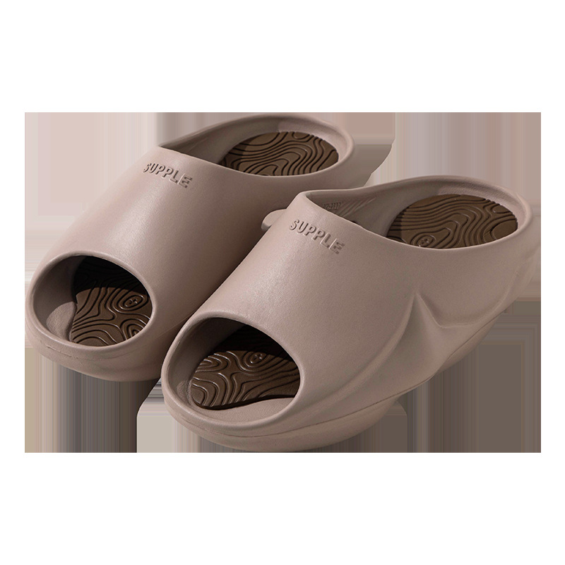 Picture of Clearance EVA slippers home odor and non-slip bathroom bathing and stepping on couple sandals wear outside in summer