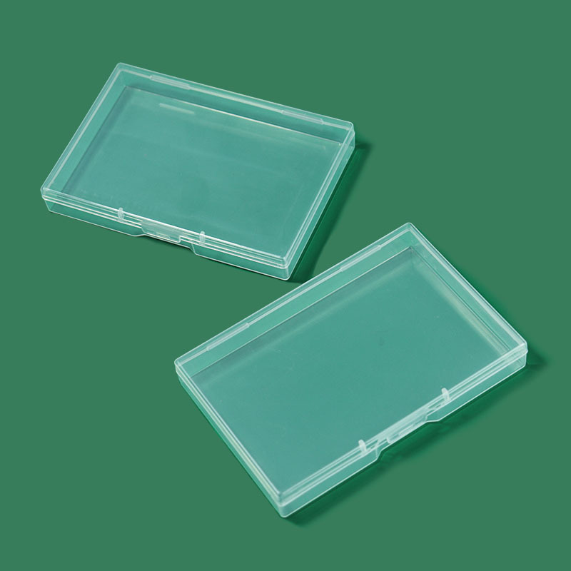Transparent Plastic Box Packaging Box Parts Box Amazon Pp Box High Thickness 17mm Small Flat Box