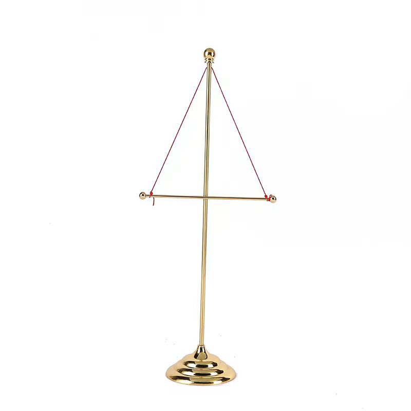Picture of Table Flag Flagpole Metal Flag Seat Flagpole Flag Red Flag Ornaments Crossbar with Rope Single-pole Single-sided Flag Advertising Flagpole