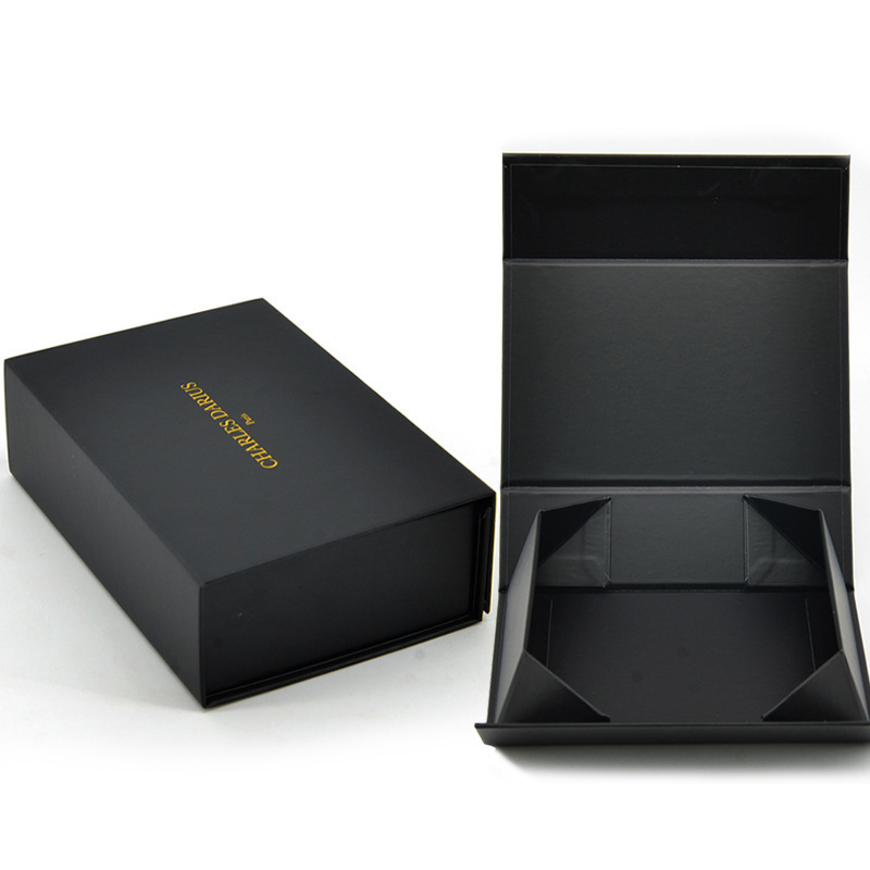 Picture of Folding Box Magnetic Flip Hard Board Cosmetic Box Intimates Gift Clothing Packaging Box Storage Empty Box Gift Box Customization