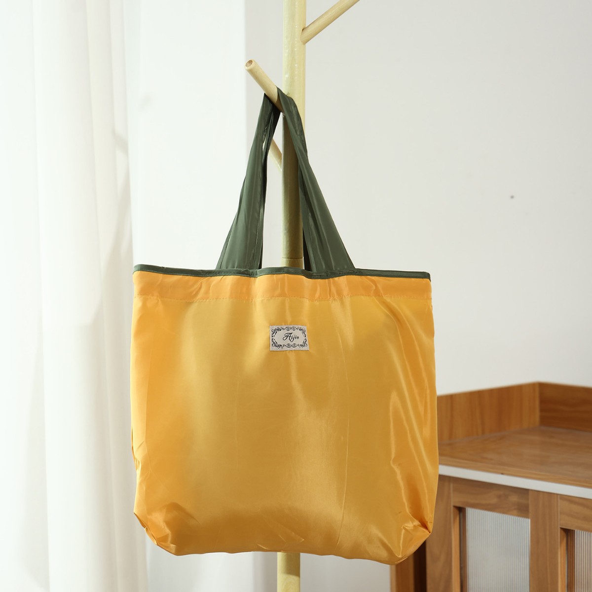 Picture of Cloud Shopping Bag Drawstring Grocery Bag Fashion Shoulder Bag Tote Bag Travel Storage Supermarket Shopping Bag Printable