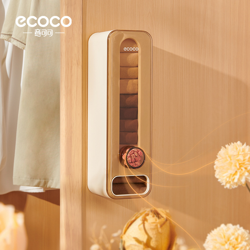 Kitchen Clothes Socks Storage Artifact Wall-mounted Convenience Bag Shopping Bag Collector Plastic Bag Extraction Box