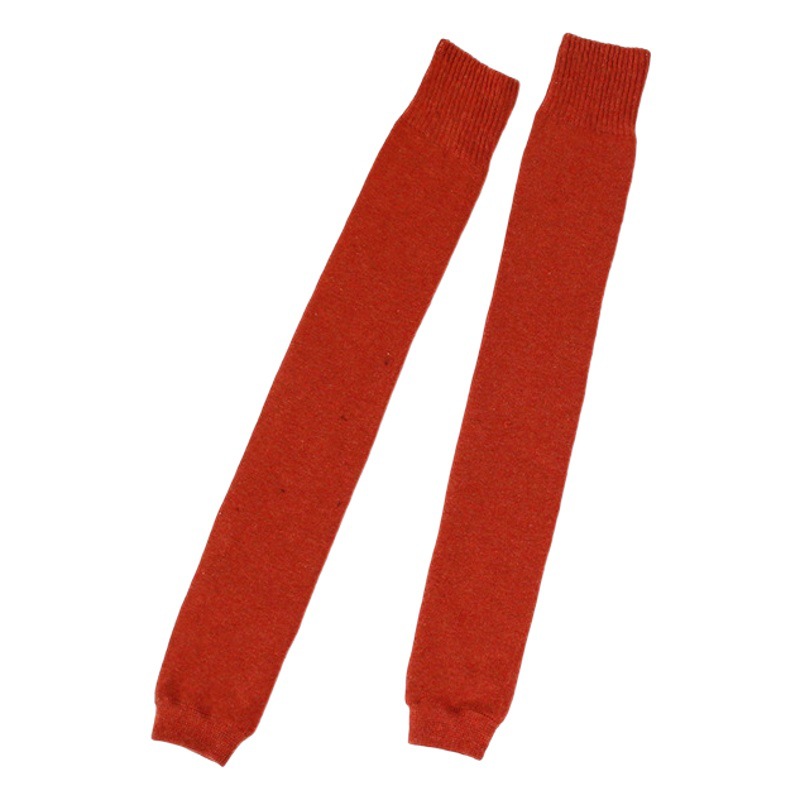 Over-the-knee socks women's fleece-lined knee pads autumn and winter long leg socks warm thigh thickened Terry high leg cover