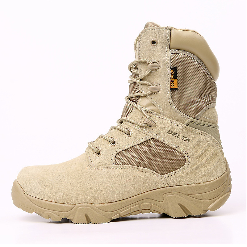 Picture of Cross-border supply of new high-top military boots men's combat boots waterproof Delta desert boots hiking boots spot