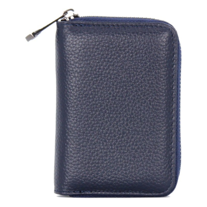 First layer cowhide anti-theft brush rfid leather card cover shielding multi-function card ID holder passport cover multi-card holder