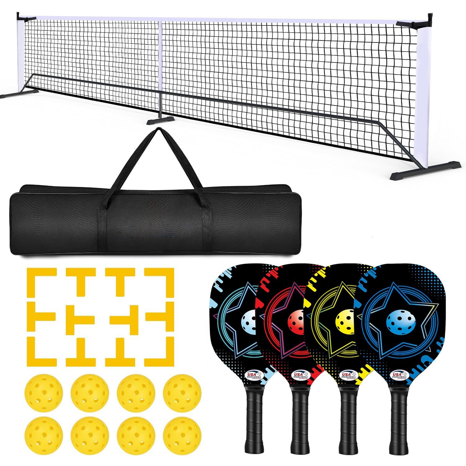 Picture of New Referee Sports Field Boundary Line Pickleball Court Boundary Marking Set Sports Auxiliary Accessories Marker