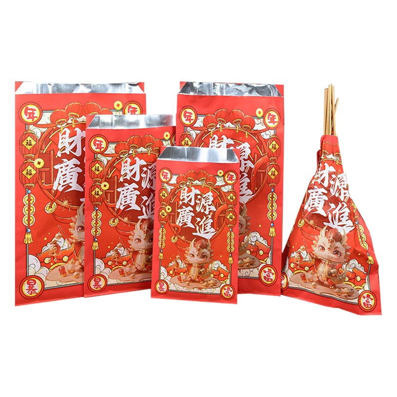 Barbecue Packaging Bag, Tin Foil Bag, Aluminum Foil Insulation, Commercial Takeout Skewers, Fried Skewers, Fried Chicken, Oil-Proof Packaging Bag, Leak-Proof