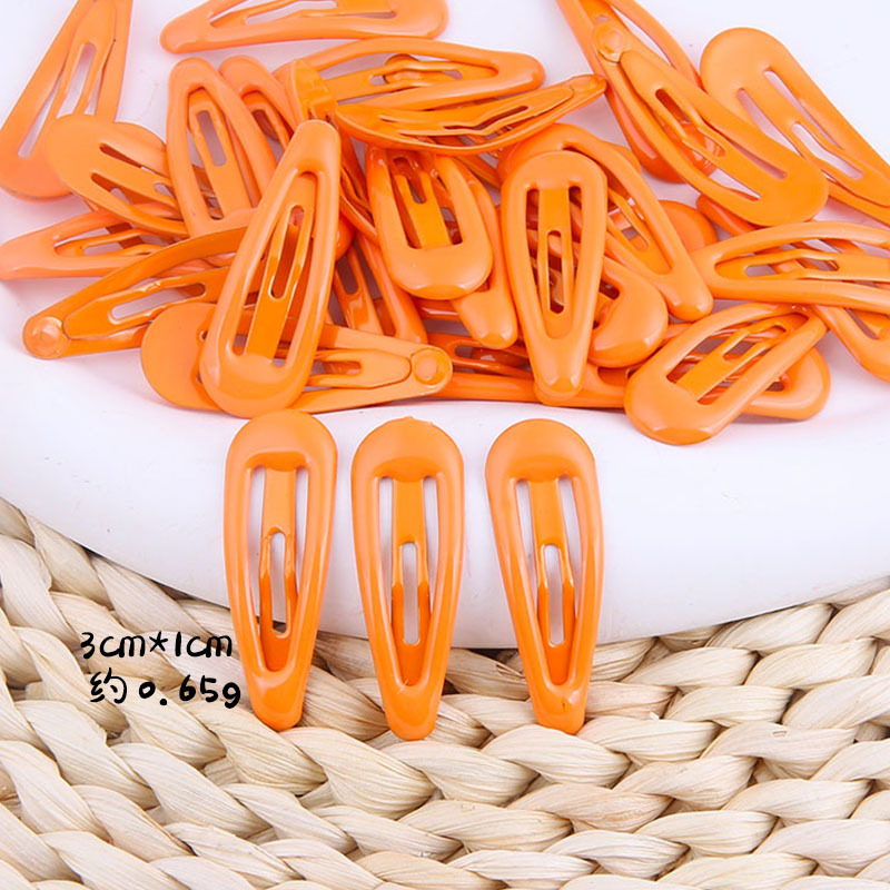 Picture of Candy Colorful Hairpin Hyuna Style Colorfulful Water Drop Clip Glue Bb Clip Hairpin Duckbill Clip Korean DIY Headwear Wholesale