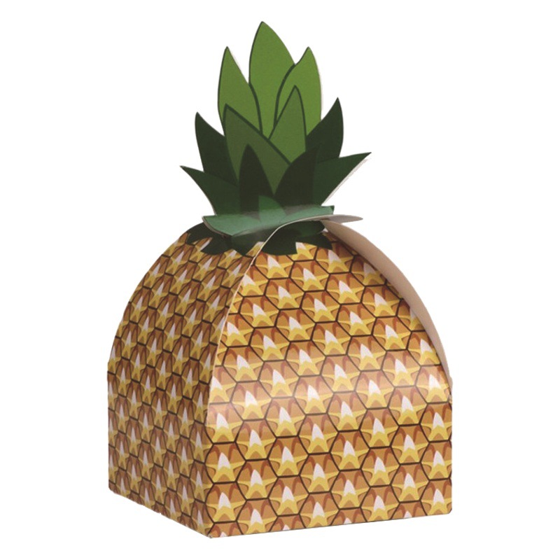 Pineapple Wedding Candy Box Creative Wedding Birthday Party Return Gift Box Hawaii Theme Party Gift Packaging Box Wholesale