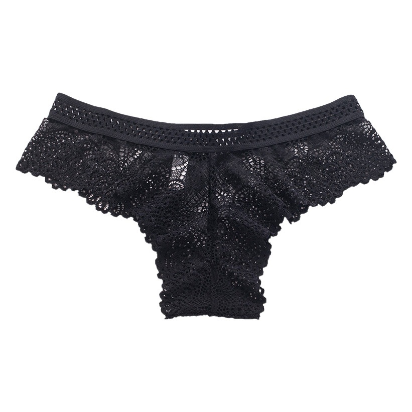 Foreign Trade Pure Desire Sexy Lace Thong Abstinence T-Shaped Large Size Triangle Women's Underwear Cross-Border
