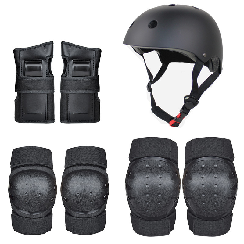 Picture of Factory wholesale adult skateboard protective gear skating sports protective gear suit Heshang head children's roller skating helmet protective gear