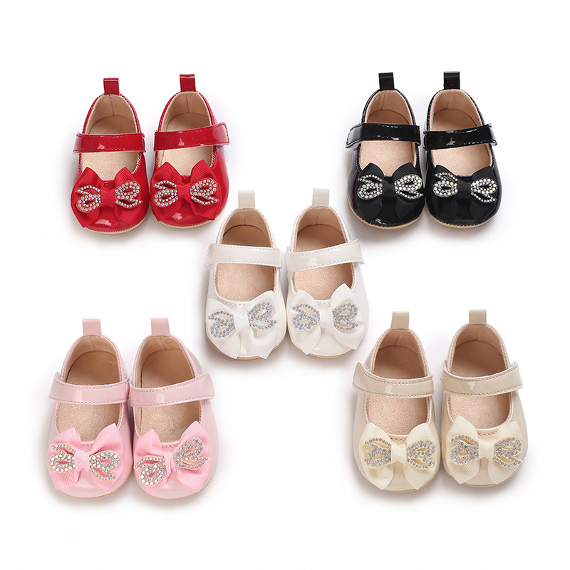 0-1 year old baby spring and autumn soft bottom comfortable toddler shoes princess shoes