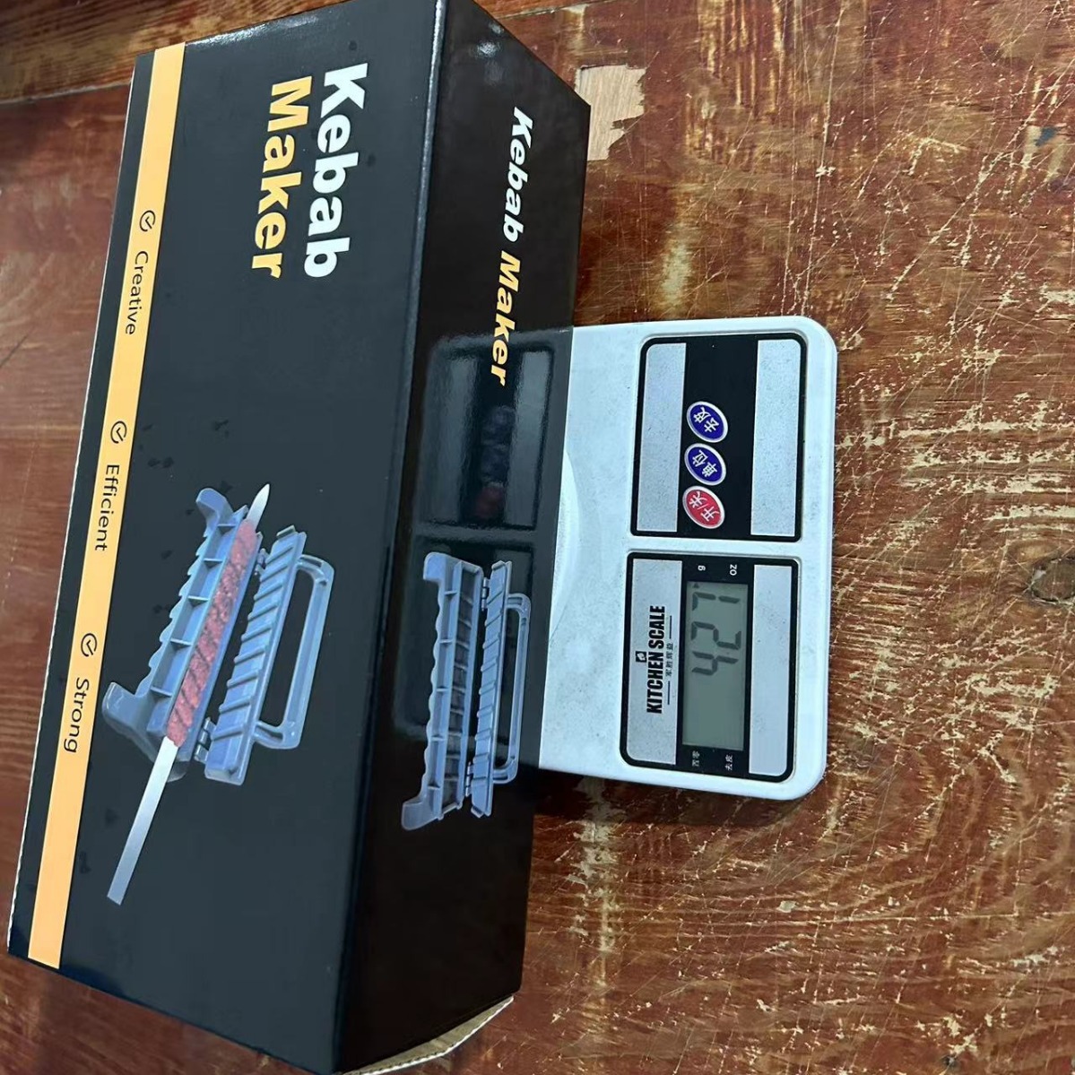 Picture of Cross-border portable folding barbecue mold skewers barbecue skewers outdoor barbecue utility manufacturers in stock