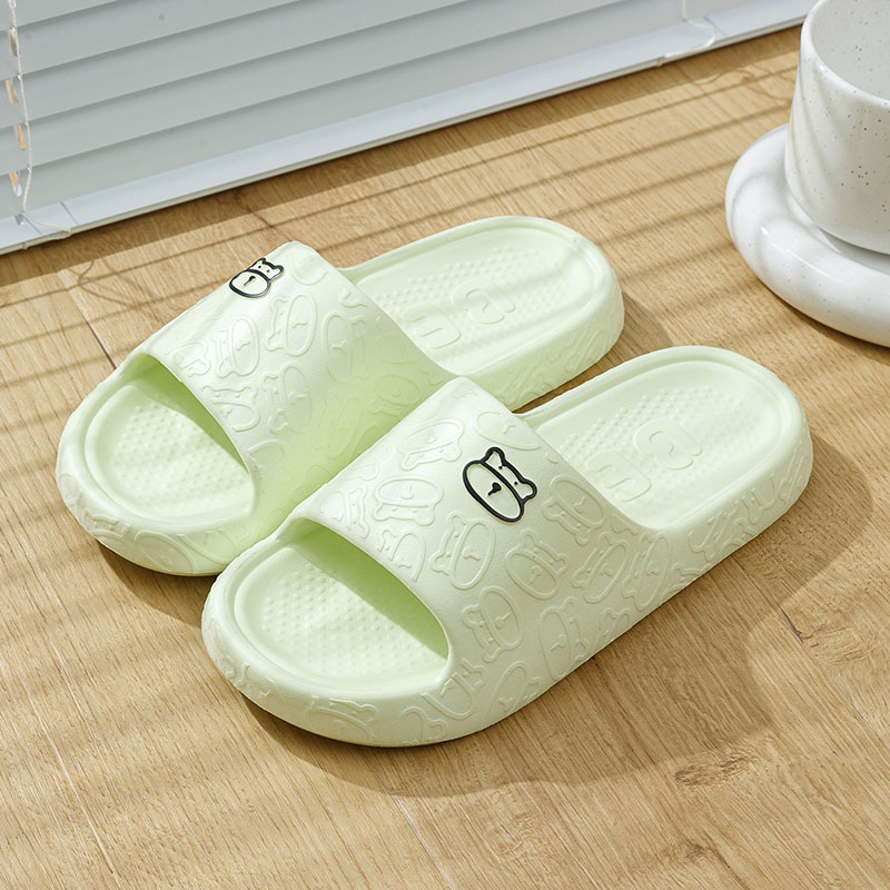 Picture of Sandals for Female Couples to Wear at Home, Cartoon Thick-Soled Non-Slip Bathroom Bathing Slippers for Men, Summer Wholesale Lightweight