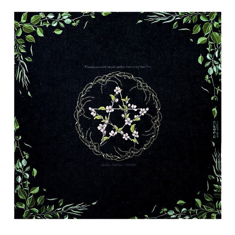 Picture of 60 × 60 small size tablecloth bedroom living room study decorative tapestry cross-border hot selling background wall hanging canvas